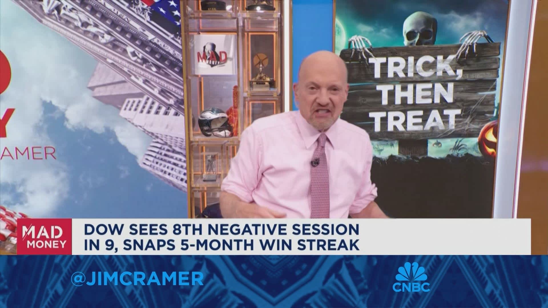 It's insane how frightened shareholders can get, says Jim Cramer