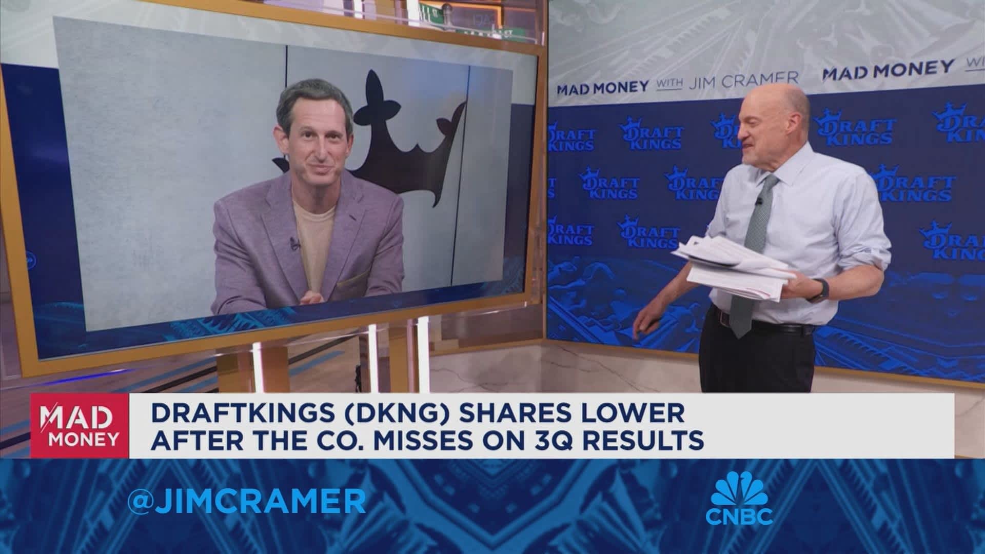 DraftKings CEO Jason Robins goes one-on-one with Jim Cramer