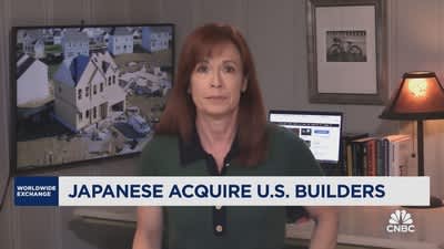 Homebuilder M&A is soaring, as Japanese buy big