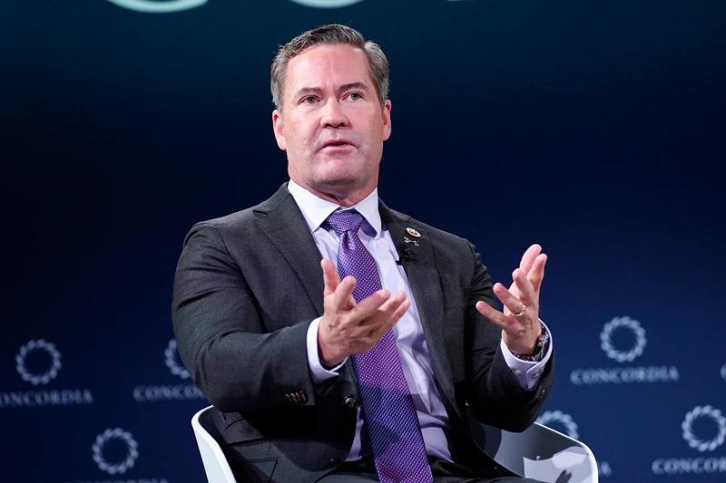 U.S. House of Representatives, The Hon. Mike Waltz attends the 2024 Concordia Annual Summit at Sheraton New York Times Square on September 23, 2024 in New York City. (Photo by Riccardo Savi/Getty Images for Concordia Summit)