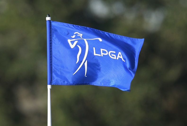 DAYTONA BEACH, FL - DECEMBER 12: An LPGA flagstick is seen during the final round of the LPGA Tour Qualifying Tournament at LPGA International on December 12, 2010 in Daytona Beach, Florida. (Photo by Scott Halleran/Getty Images)