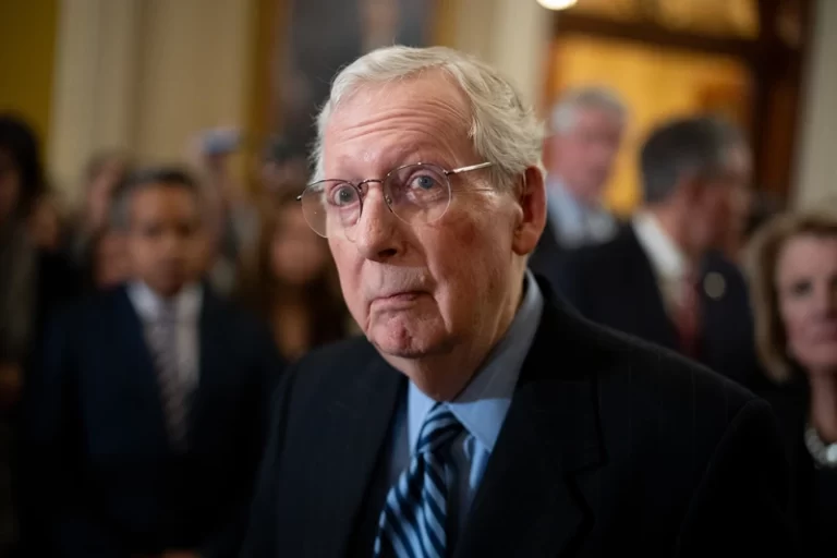 Mitch McConnell Receives Medical Attention After Fall In D.C.: ‘Sprained Wrist And Cut Up Face’