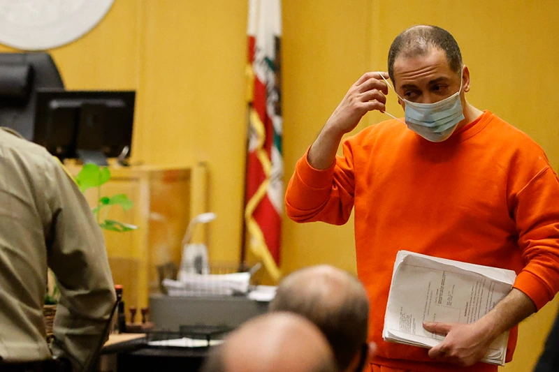 Nima Momeni arrives in court at the Hall of Justice on May 18, 2023 in San Francisco, California. 38 year-old tech entrepreneur Nima Momeni was arraigned today in a San Francisco courtroom in connection with the stabbing murder of Cash App founder Bob Lee. Momeni pleaded not guilty to a murder charge. (Photo by Paul Kuroda-Pool/Getty Images)