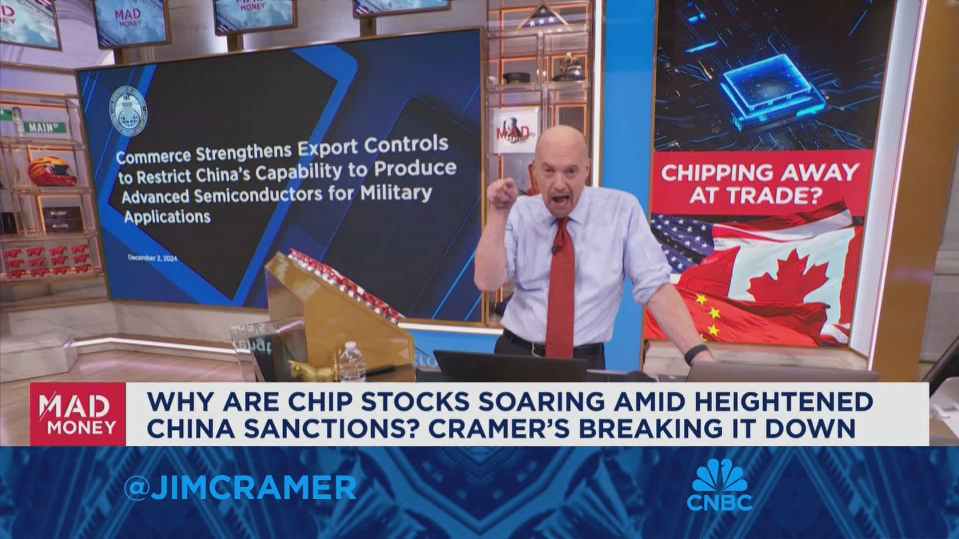 Cramer breaks down what's causing chip stocks to soar despite China sanctions