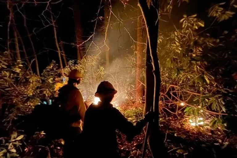 After Hurricane Helene, North Carolina Towns Now Battle Wildfires