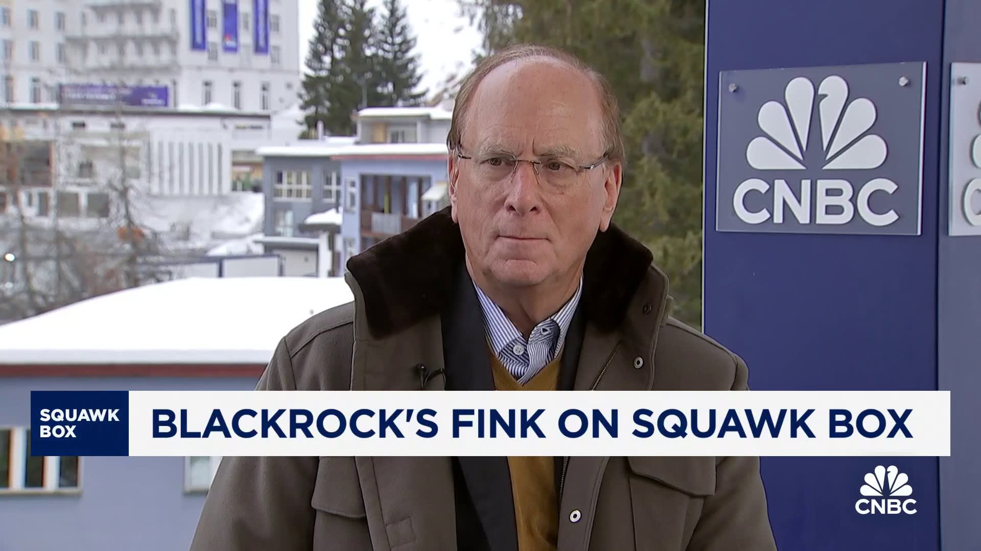 BlackRock CEO Larry Fink: Could see 10-year Treasury yield hit 5-5.5% and 'shock' the equity market