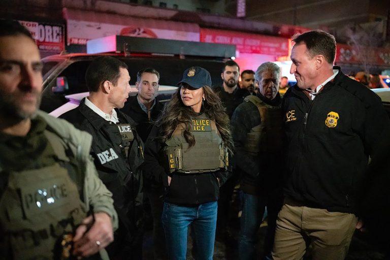 DHS Secretary Kristi Noem joins immigration enforcement operations in NYC