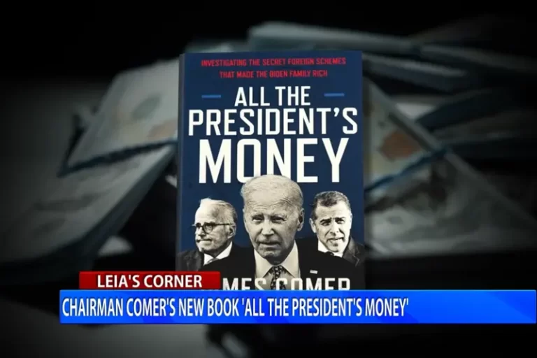 James Comer’s New Book And Why The Biden’s Allegations Of Influence Peddling Should Matter To You