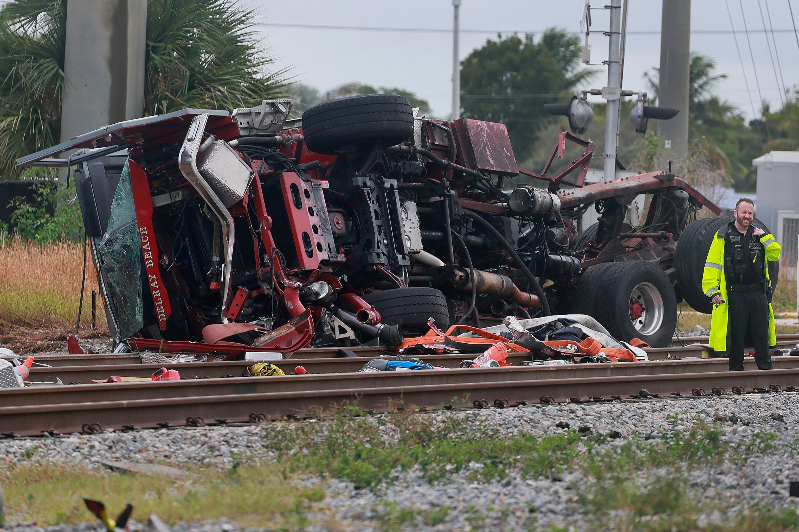 PHOTO: US-NEWS-FLA-TRAIN-TRUCK-COLLISION-FL