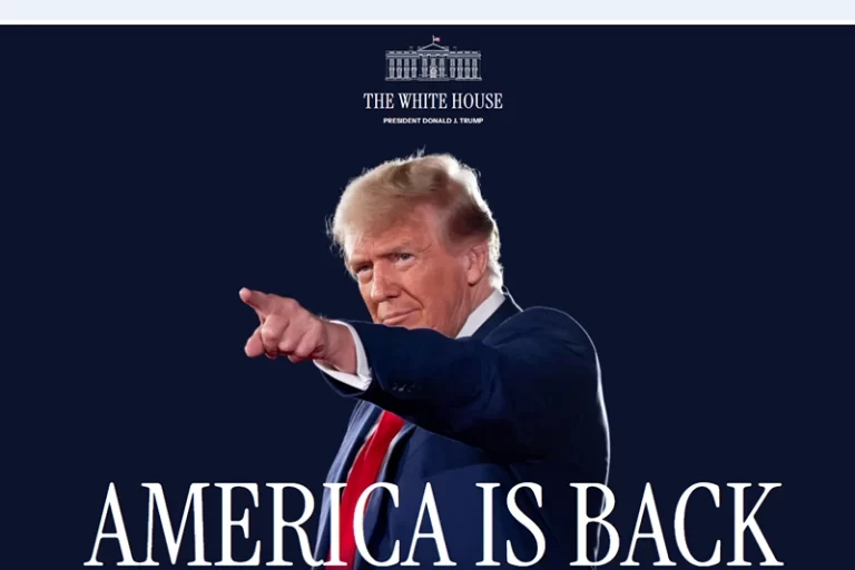 White House Website Removes All Biden-Harris Content, Showcasing Trump As New U.S. President 