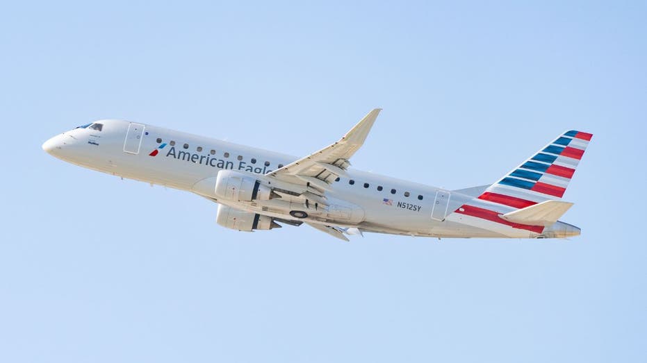 American Airlines Embraer plane