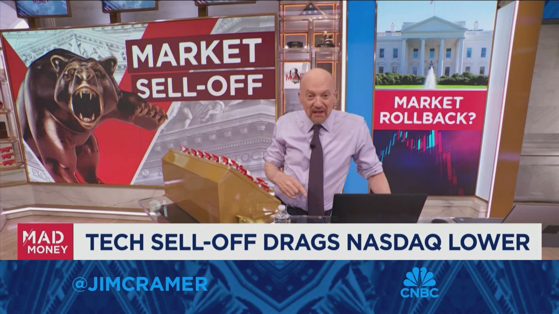 Market is a 'tech-filled Costco without buyers', says Jim Cramer