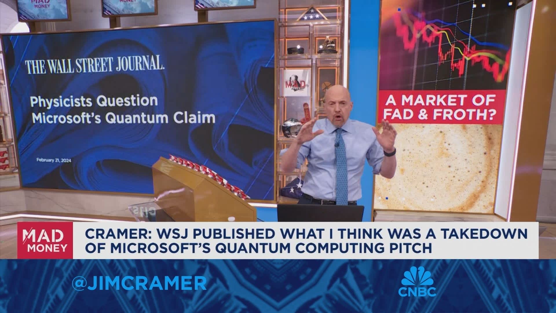 Jim Cramer talks fads and froth in the market