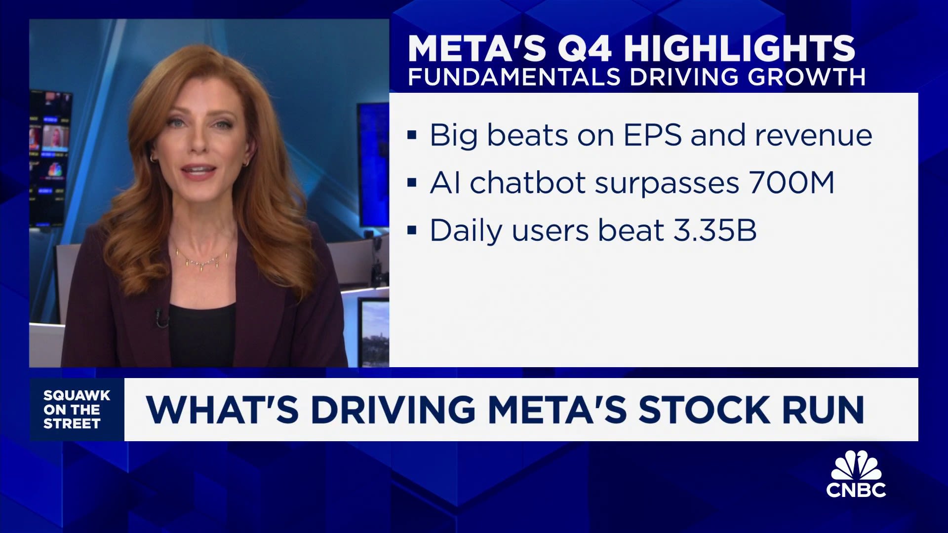 What's driving Meta's stock run