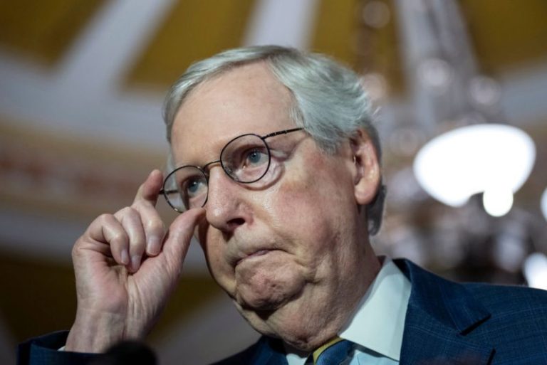 Mitch McConnell Falls Twice In Senate Chamber, Raises Questions About Ability To Serve 