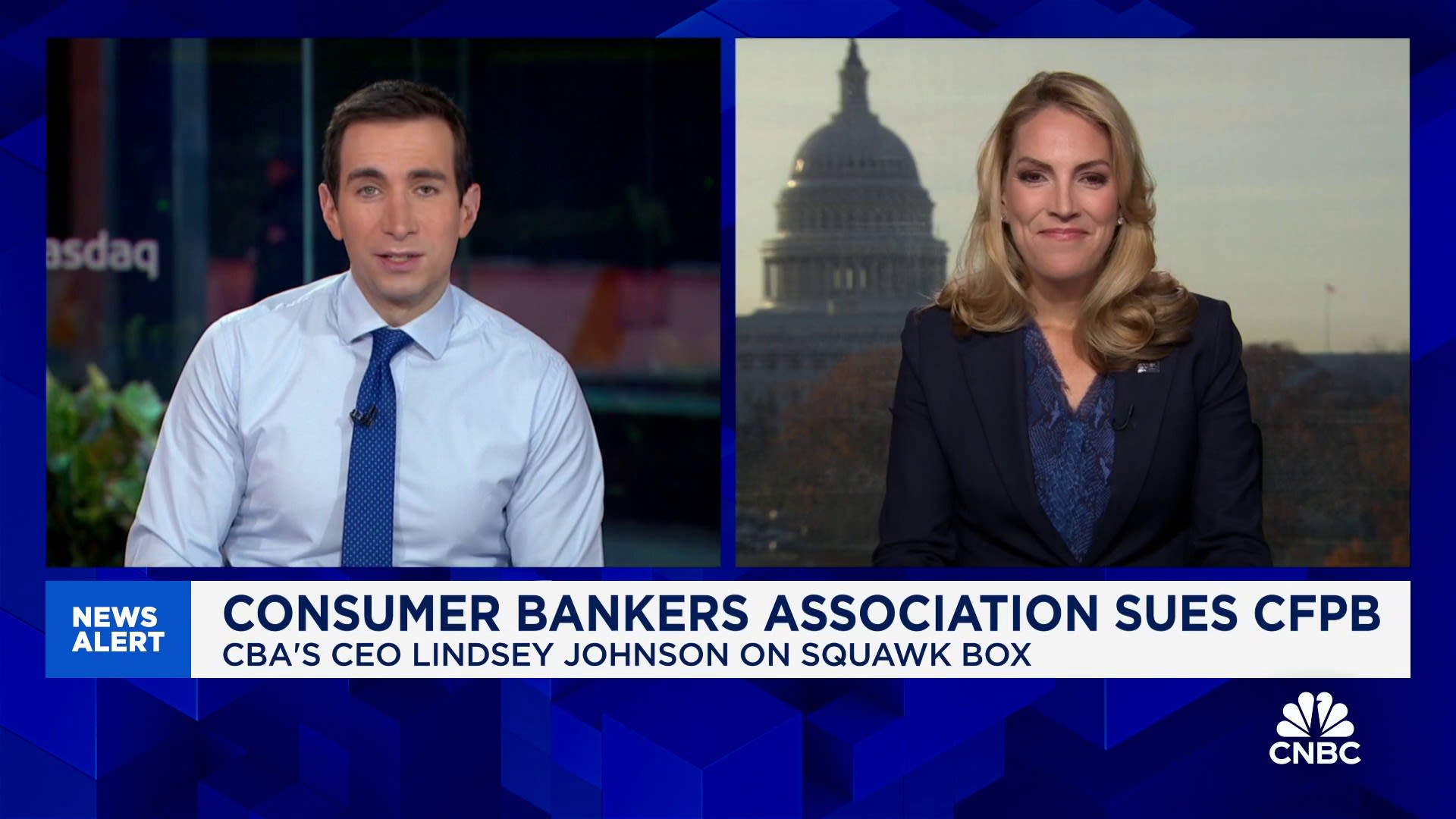 Consumer Bankers Association CEO Lindsey Johnson on CFPB lawsuit, bank overdraft fees