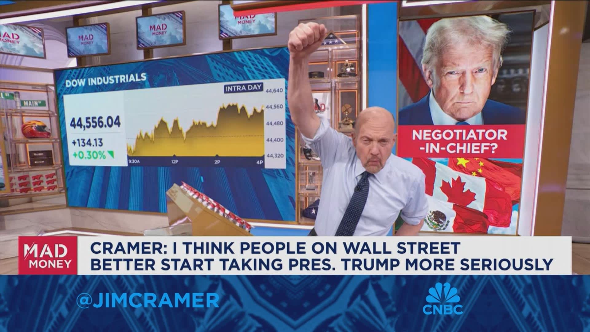 People on Wall Street better start taking President Trump more seriously, says Jim Cramer