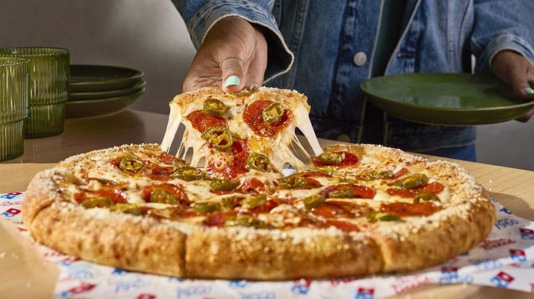 Domino’s Pizza debuts stuffed crust in effort to boost sales