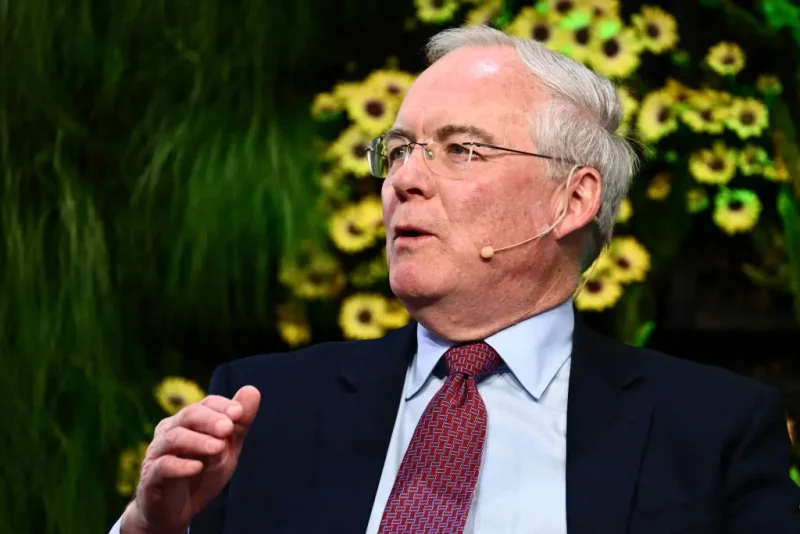 Rodney McMullen, Chairman and CEO of The Kroger Co., speaks during the Milken Institute Global Conference in Beverly Hills, California, on May 1, 2023. (Photo by Patrick T. Fallon / AFP) (Photo by PATRICK T. FALLON/AFP via Getty Images)