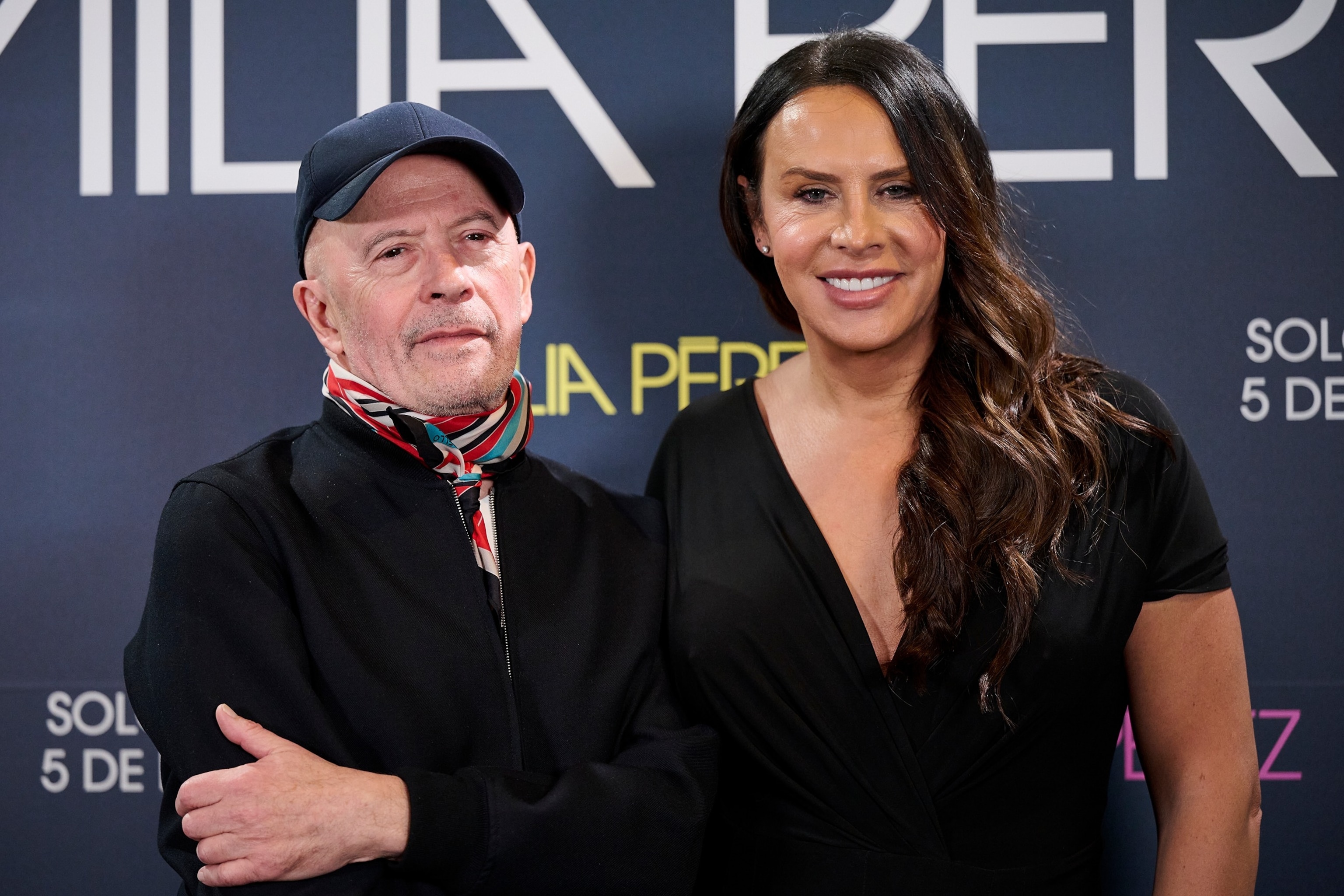 PHOTO: Jacques Audiard and Karla Sofia Gascon attend the "Emilia Perez" photocall at Hotel Only You on Nov. 28, 2024 in Madrid.