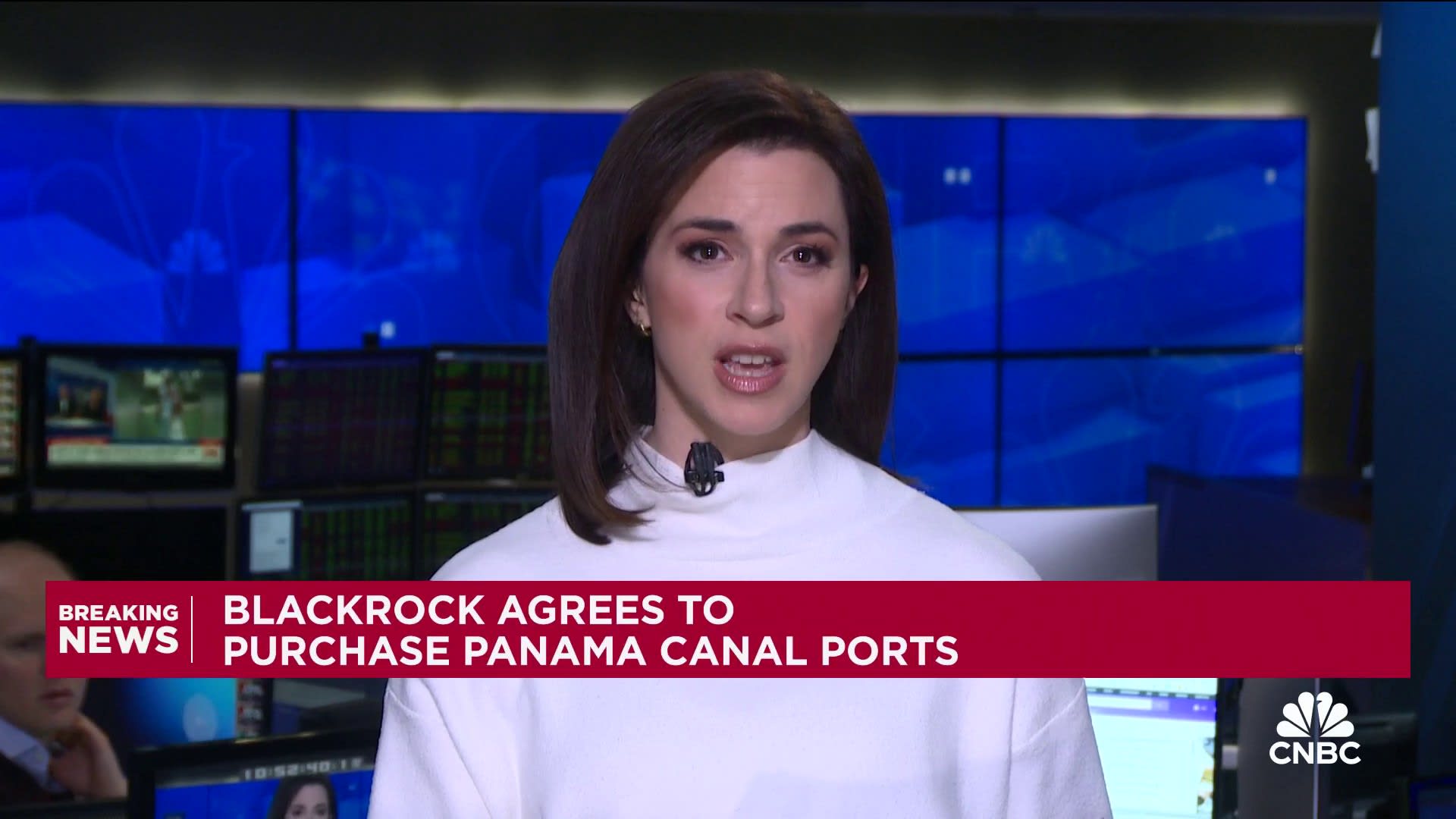 BlackRock agrees to purchase Panama Canal Ports